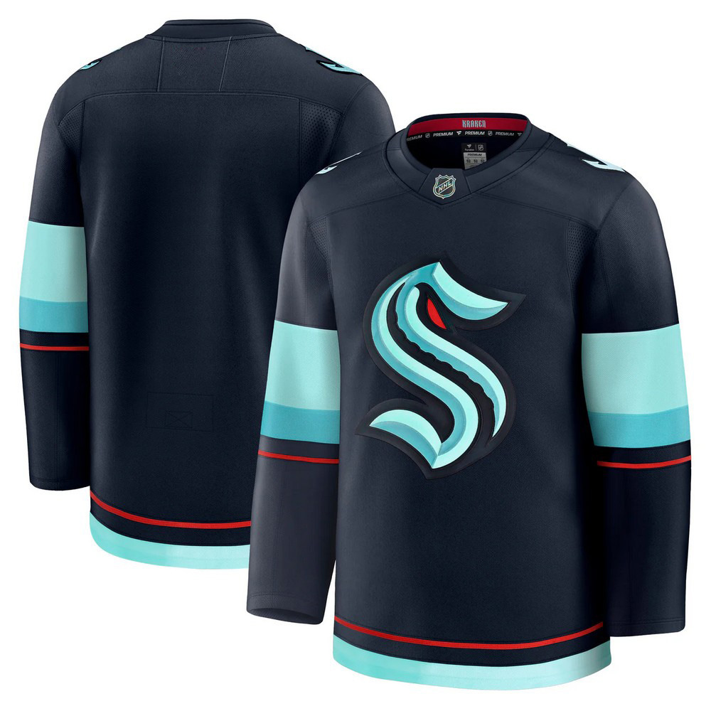 Seattle Kraken Home Premium Jersey - Deep Sea Blue