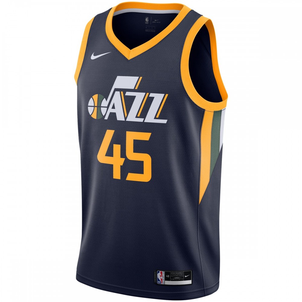 Donovan Mitchell Utah Jazz Nike 2020/21 Swingman Jersey - Navy - Icon Edition - Image 2