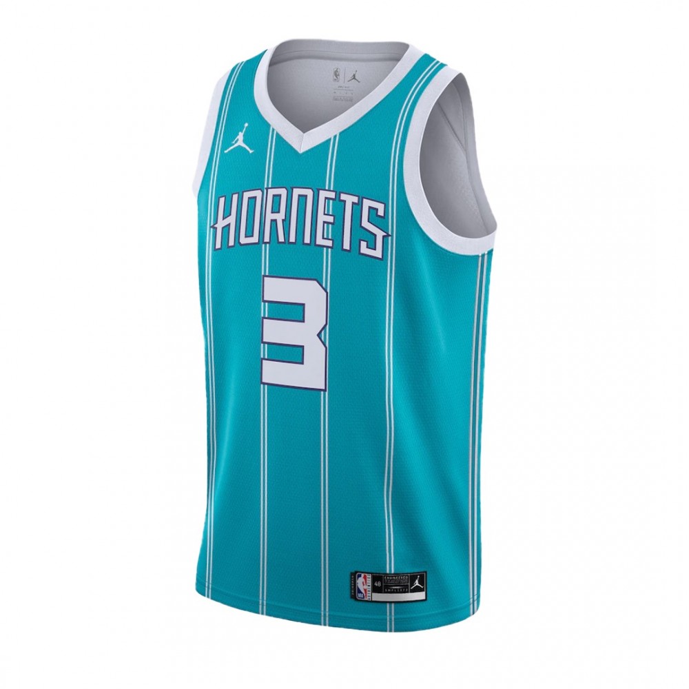 Men's Charlotte Hornets Terry Rozier #3 Jordan Blue Swingman NBA Jersey - Association Edition - Image 2