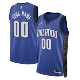 Youth Orlando Magic Royal 2022/23 Swingman Statement Edition Custom Jersey