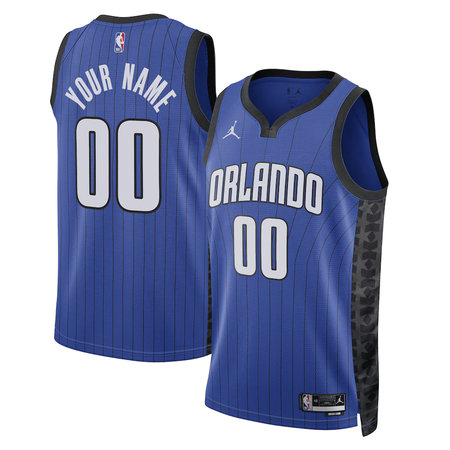 Youth Orlando Magic Royal 2022/23 Swingman Statement Edition Custom Jersey