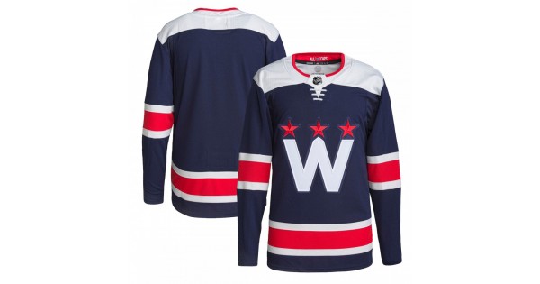 Washington Capitals 2020/21 Navy Alternate Premium Jersey - Image 2