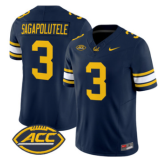 California Golden Bears #3 Jaron-Keawe Sagapolutele Navy 2026 Vapor Limited Jersey - All Stitched