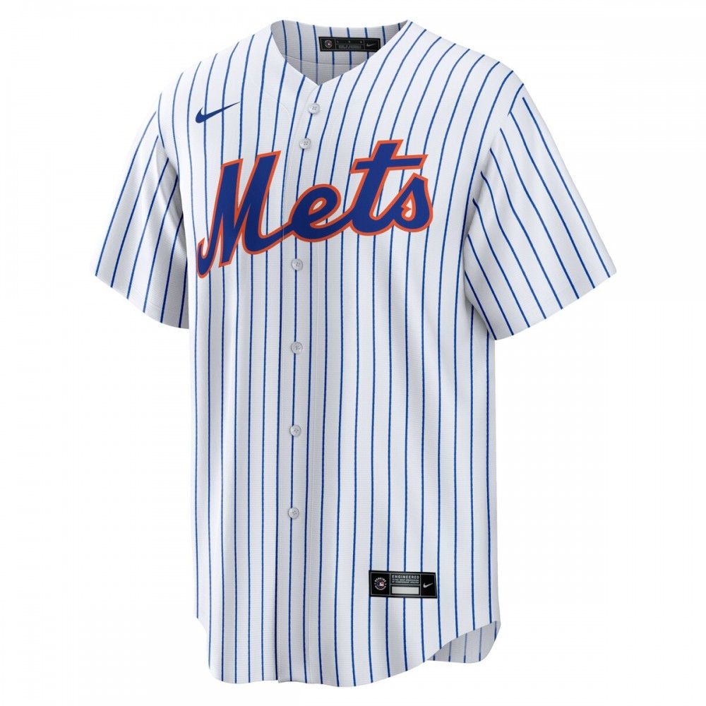 Max Scherzer New York Mets Nike Home Replica Player Jersey - White - Image 2