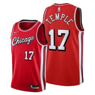 Chicago Chicago Bulls #17 Garrett Temple Women’s 2021-22 City Edition Red NBA Jersey Womens