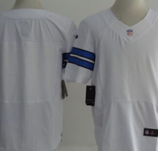 Nike Dallas Cowboys Blank White Elite Jersey