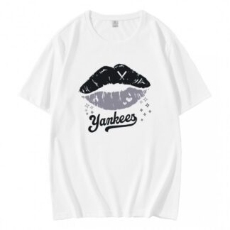 Funny Lips Yankees Baseball Team T-Shirt