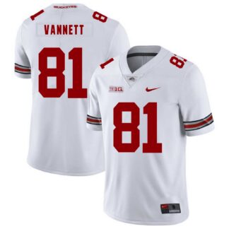Ohio State Buckeyes 81 Nick Vannett White Nike College Football Jersey Dzhi