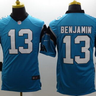Nike Carolina Panthers #13 Kelvin Benjamin Light Blue Limited Jersey