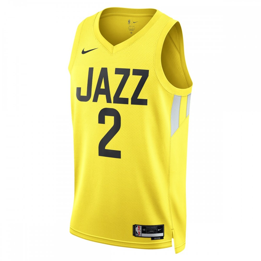 Collin Sexton Utah Jazz Nike Unisex Swingman Jersey - Icon Edition - Gold - Image 2