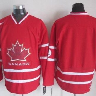 2010 Olympics Canada Blank Red Jersey